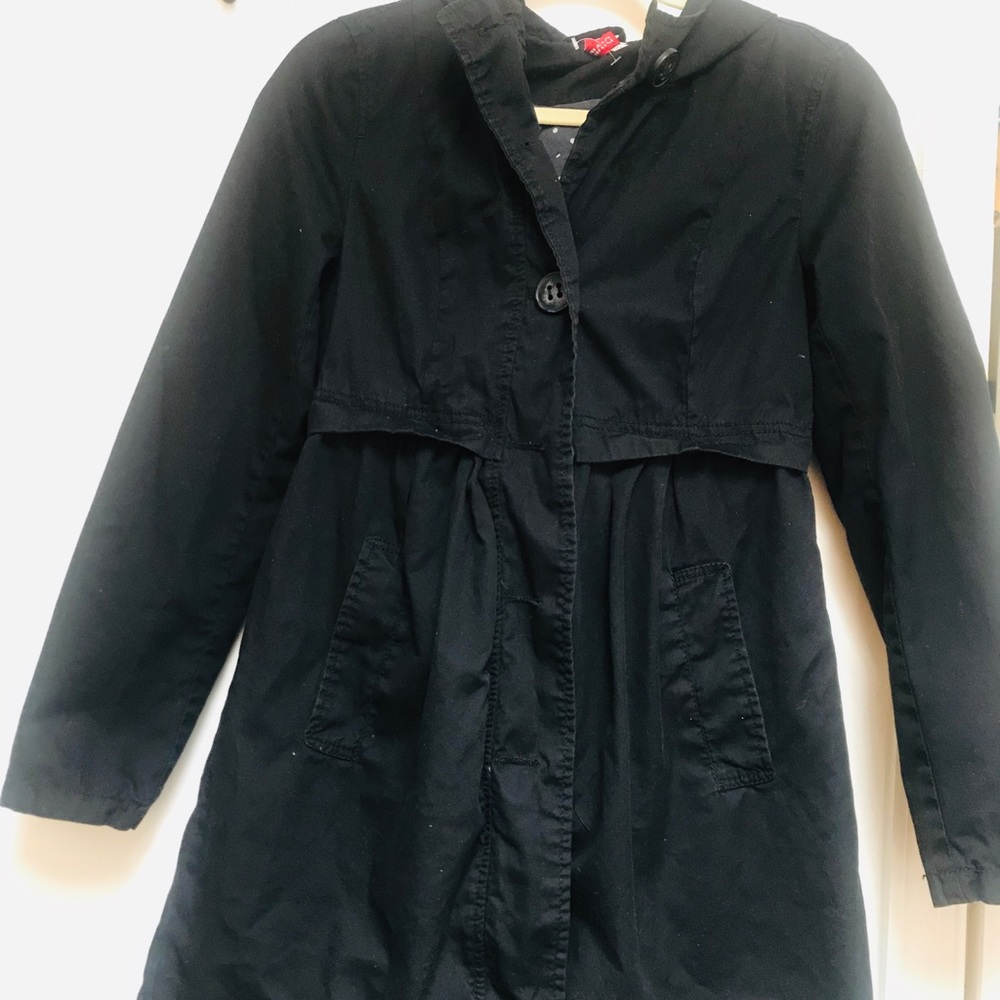 H&M Bk Trench Coat (10)